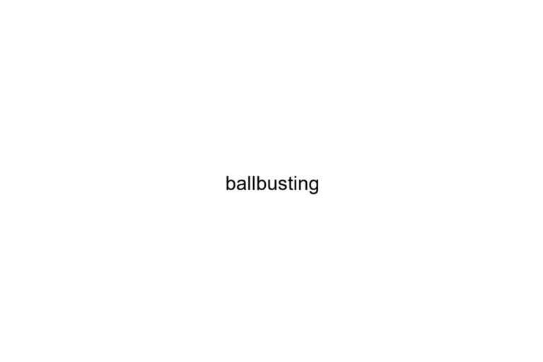 ballbusting