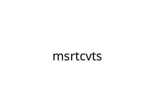 msrtcvts