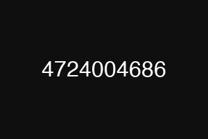 4724004686