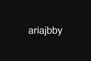 ariajbby
