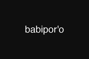 babipor'o