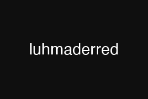 luhmaderred