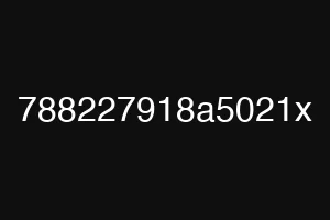 788227918a5021x