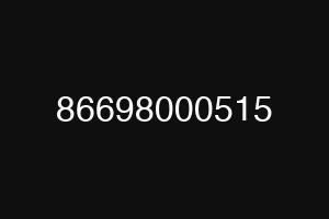 86698000515