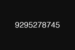9295278745